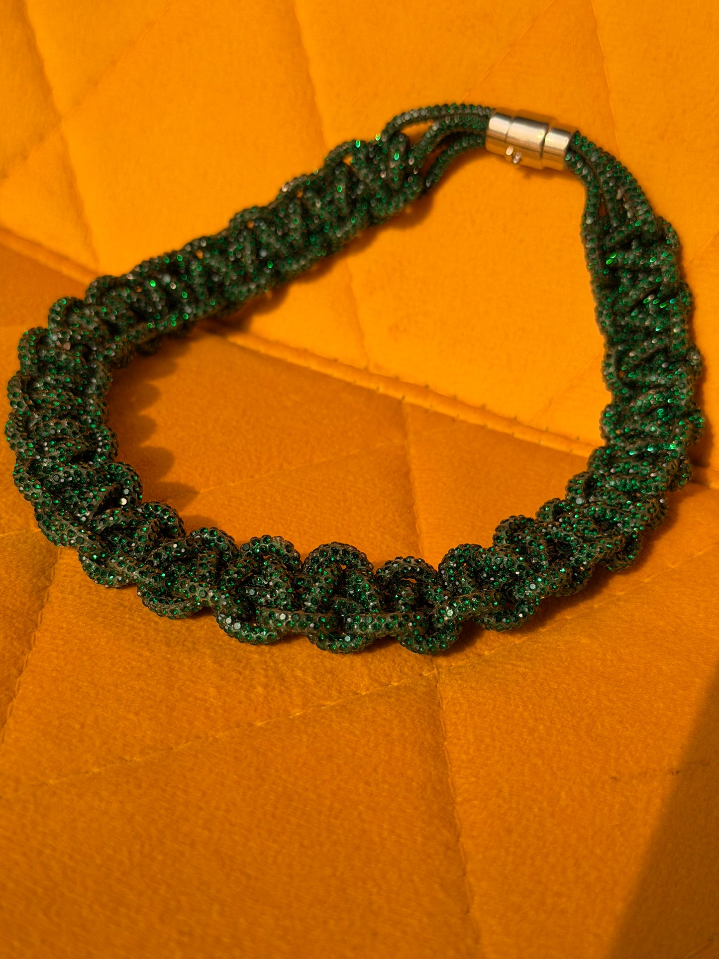 Crimson Luxe Necklace - Green
