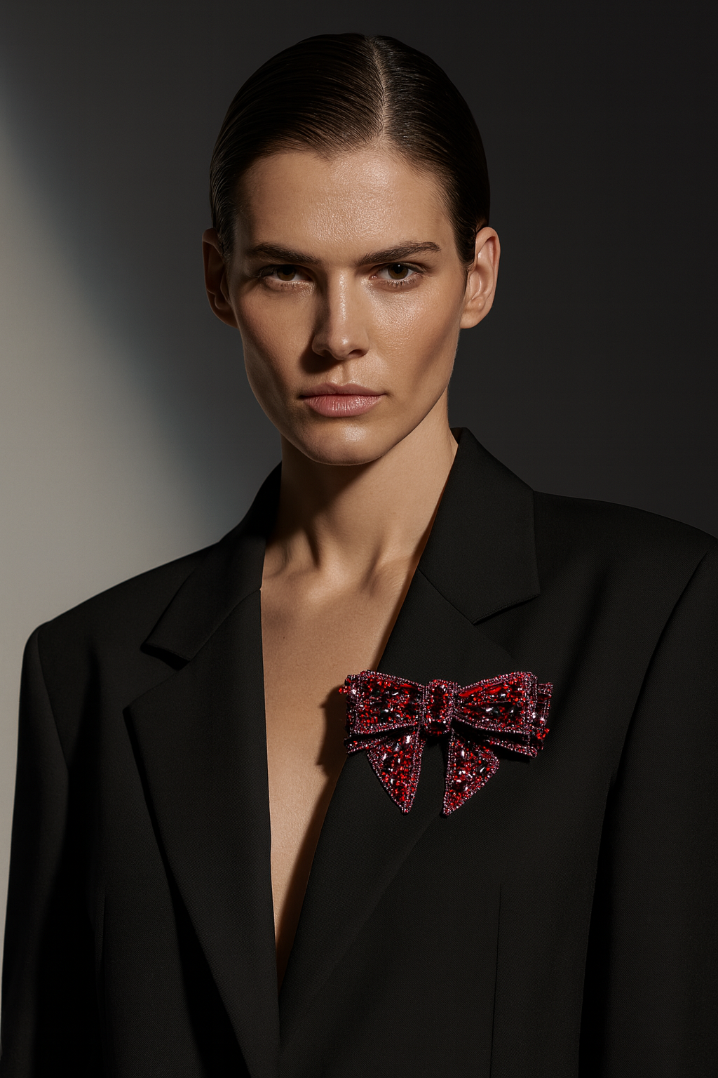 Dazzle Red Bow Fashion Accessories