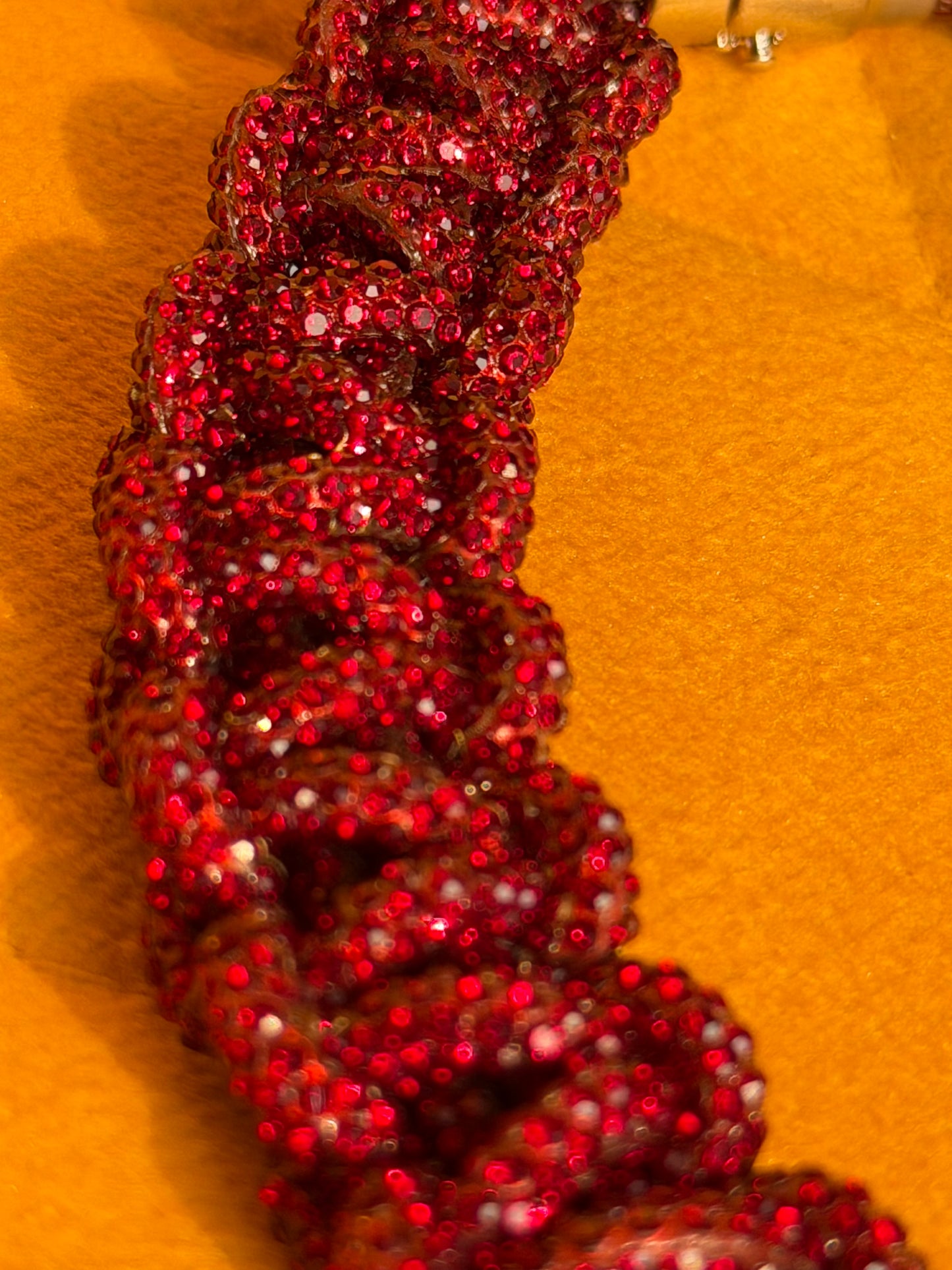 Crimson Luxe Necklace - Maroon Red