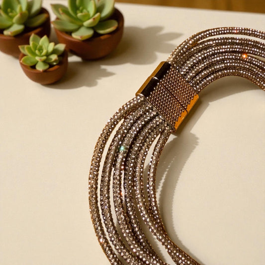 Multi-Layer Choker - Silver